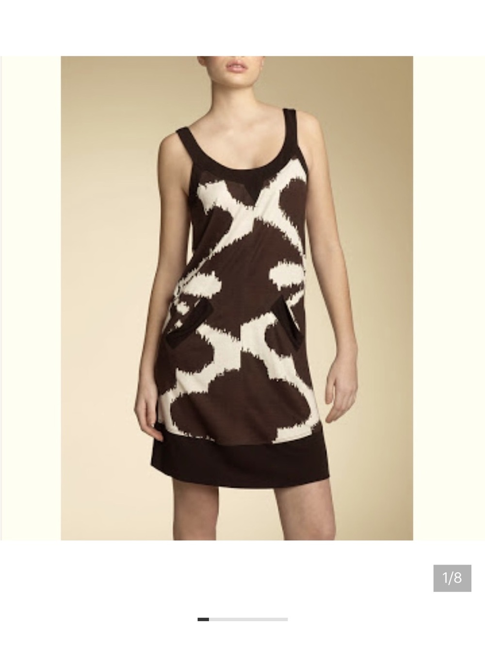 Diane Von Furstenberg Vintage 2008 Cookie Island Clover 100% Silk Dress